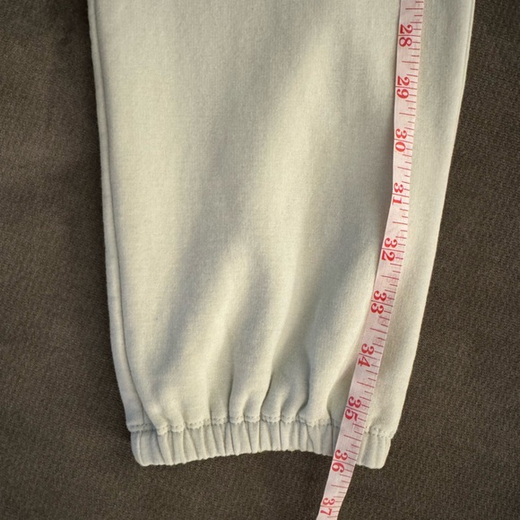 Madewell MWL Superbrushed Easygoing Sweatpants. Color Iced Mint. - Picture 10 of 10